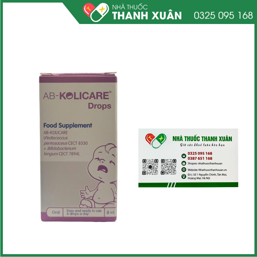 AB-Kolicare - Bổ sung lợi khuẩn, hỗ trợ cải thiện hệ vi sinh đường ruột