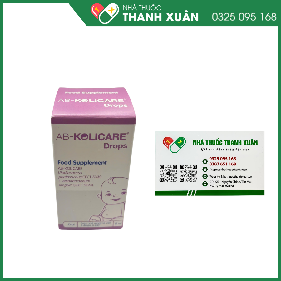 AB-Kolicare - Bổ sung lợi khuẩn, hỗ trợ cải thiện hệ vi sinh đường ruột