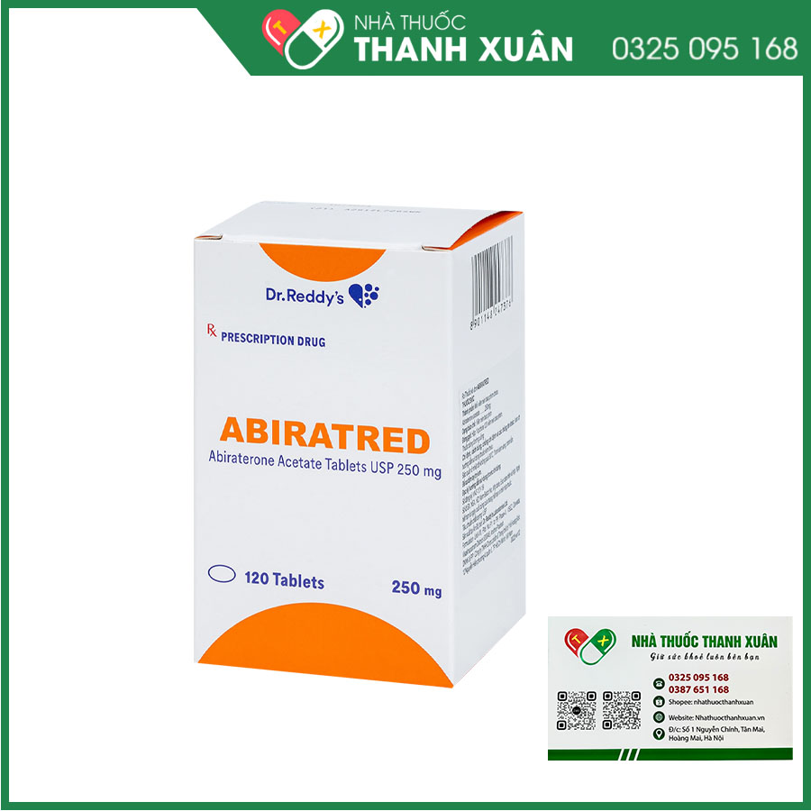 Thuốc ABIRATRED điều trị ung thư tiền liệt tuyến ở nam giới