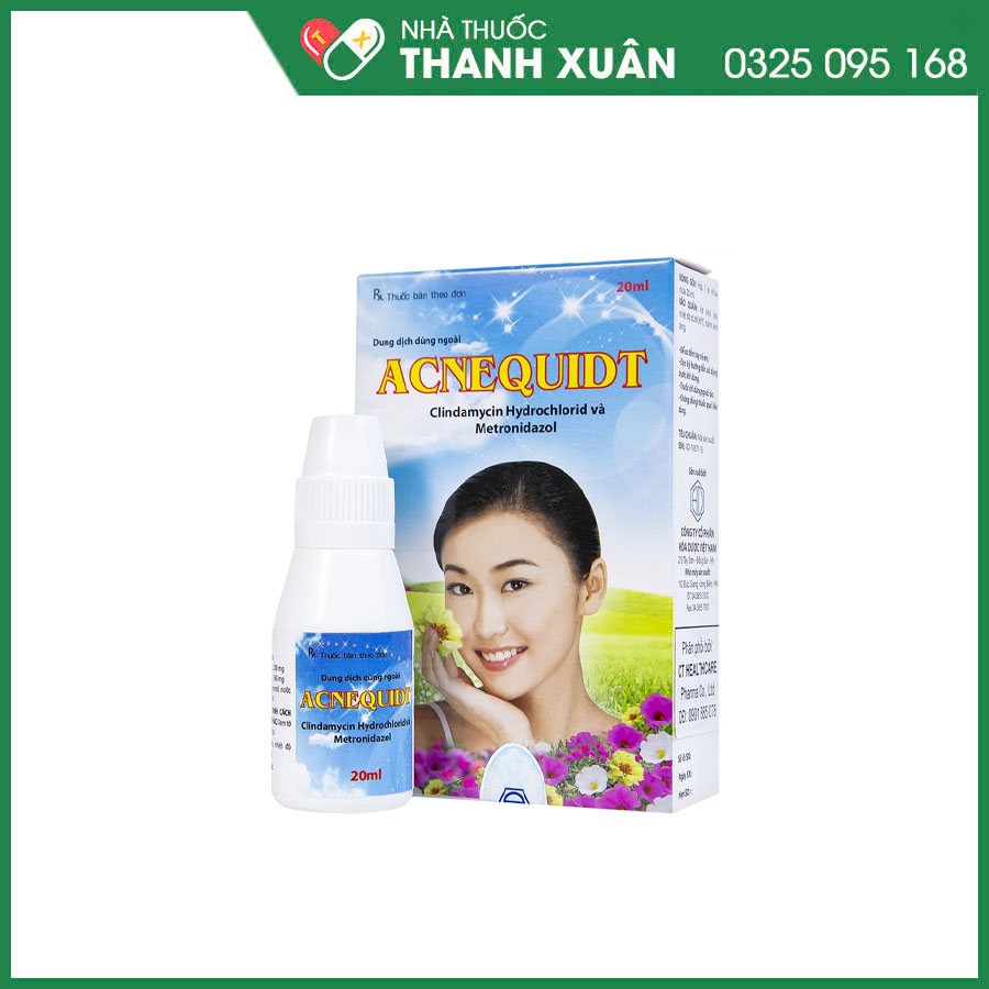 Acnequidt thuốc điều trị bệnh trứng cá và các nhiễm khuẩn khác