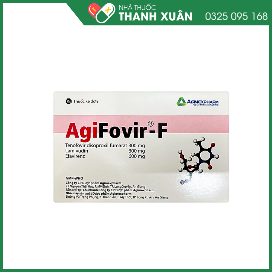 AgiFovir-F  hỗ trợ điều trị HIV-1