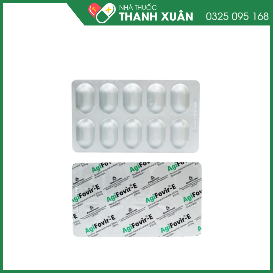 AgiFovir-E hỗ trợ điều trị nhiễm HIV -1