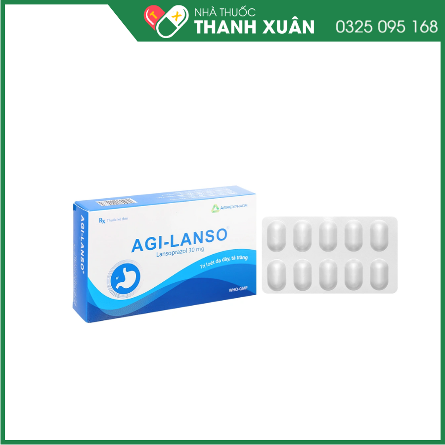 Agi-Lanso điều trị chứng viêm thực quản do trào ngược dạ dày - thực quản