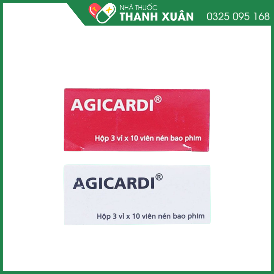 Agicardi 5 điều trị tăng huyết áp, đau thắt ngực, suy tim