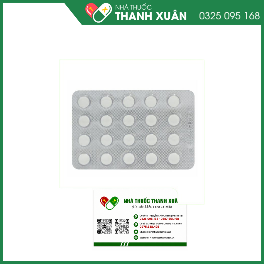 Agihistine 16mg điều trị triệu chứng chóng mặt do tiền đình