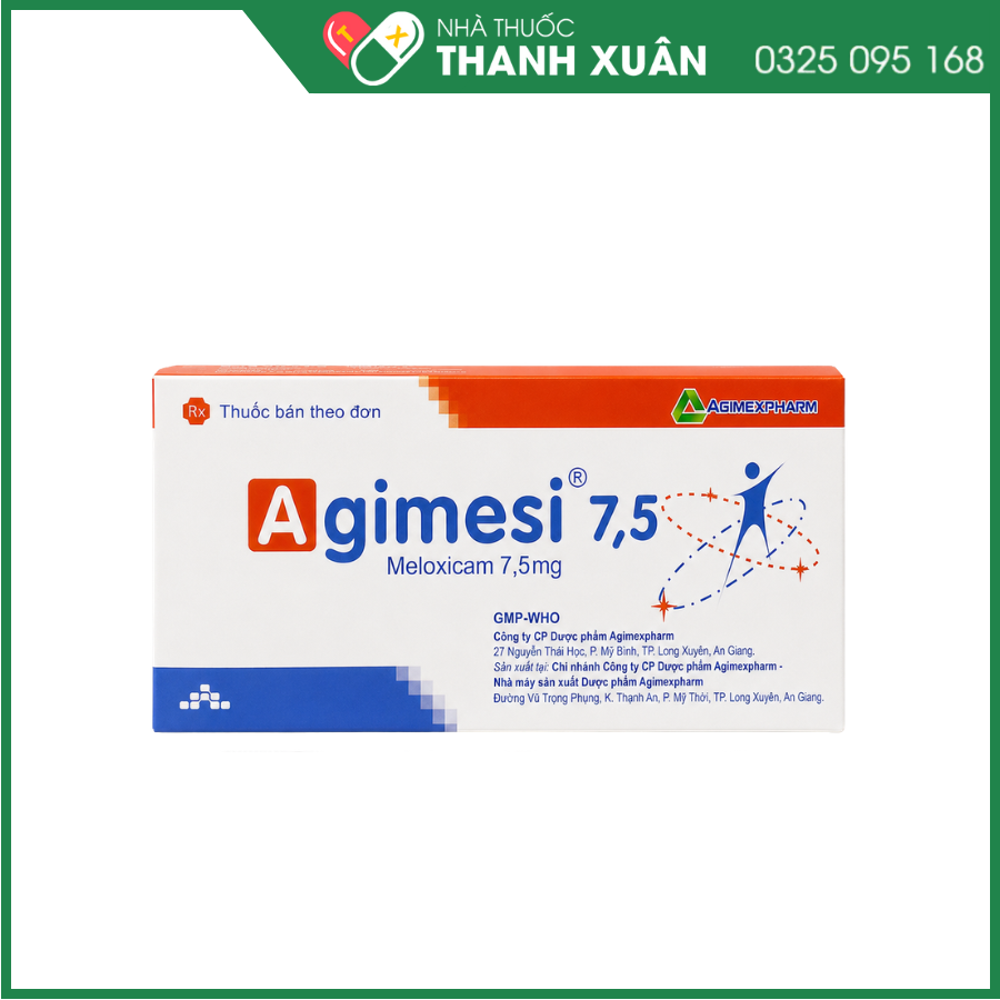 Thuốc Agimesi 7,5 giảm đau, chống viêm, chống thấp khớp