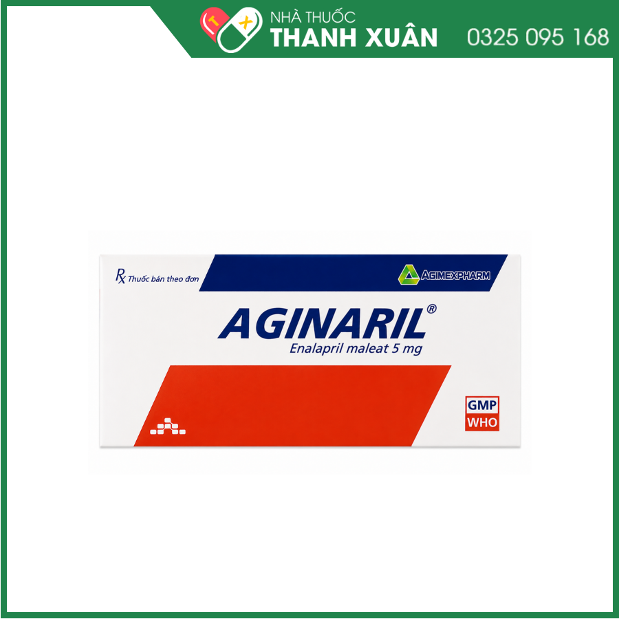 Aginaril 5mg điều trị tăng huyết áp, suy tim