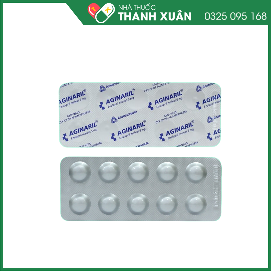 Aginaril 5mg điều trị tăng huyết áp, suy tim