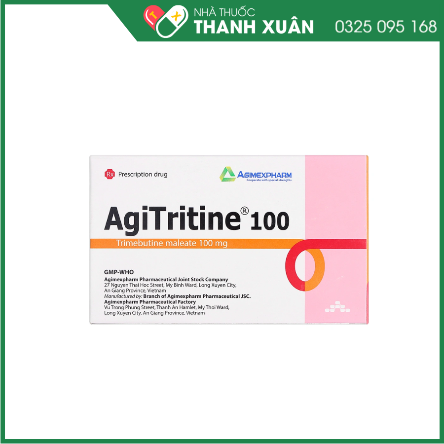 Agitritine 100 trị triệu chứng ruột kích thích
