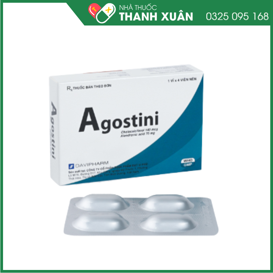 Thuốc Agostini điều trị loãng xương