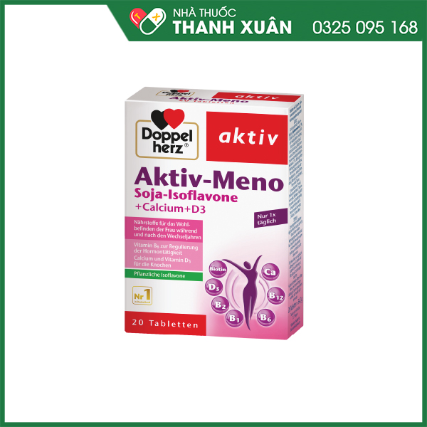 Viên uống Aktiv-Meno chống oxy hóa và giảm triệu chứng mãn kinh