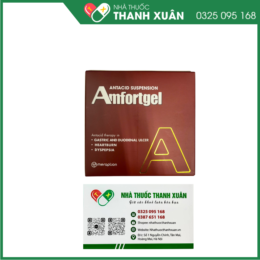 Amfortgel điều trị viêm loét dạ dày, tá tràng