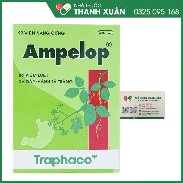 Ampelop - Điều trị và dự phòng viêm loét dạ dày