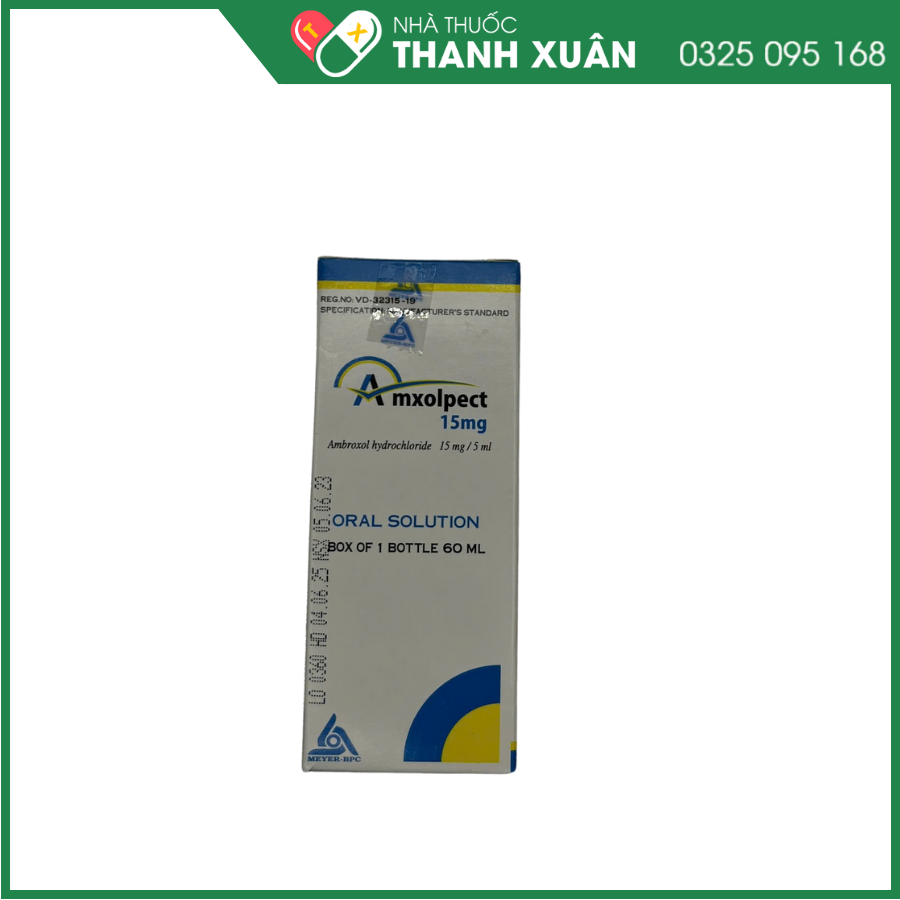 Amxolpect trị viêm đường hô hấp hiệu quả