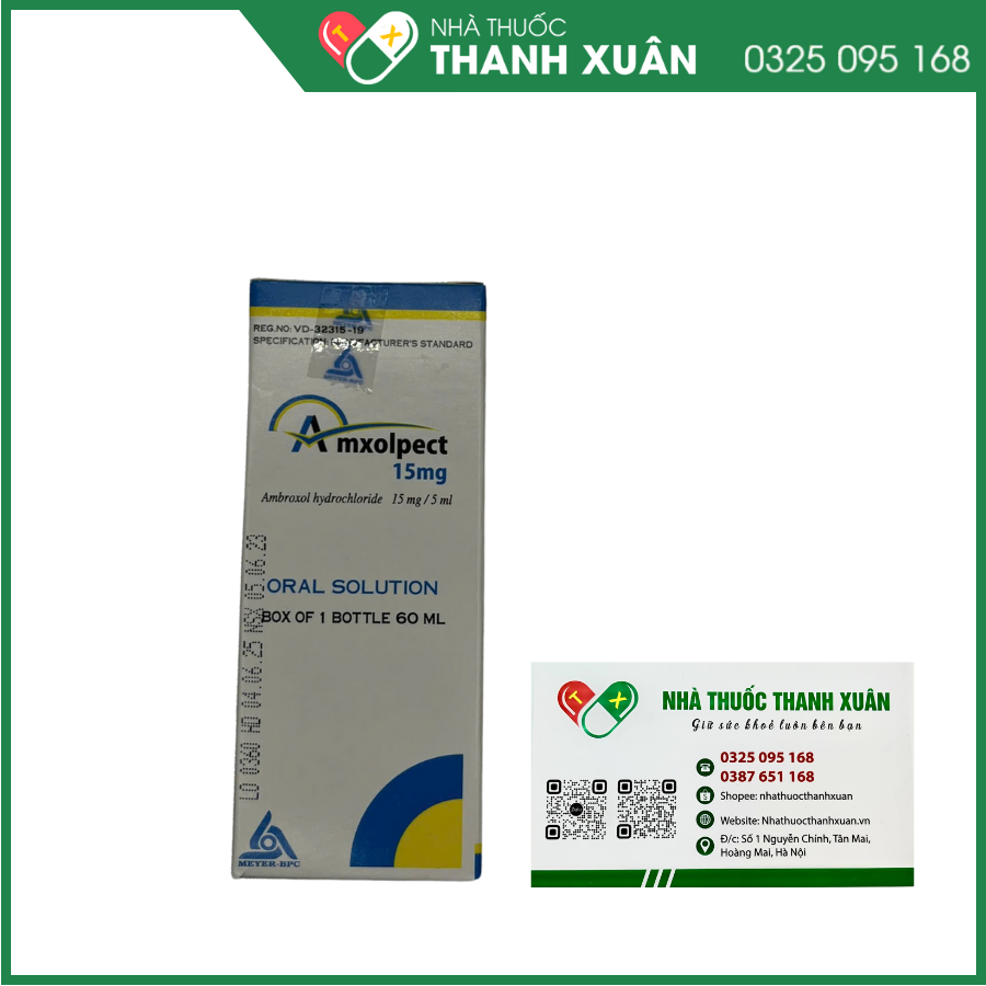 Amxolpect trị viêm đường hô hấp hiệu quả