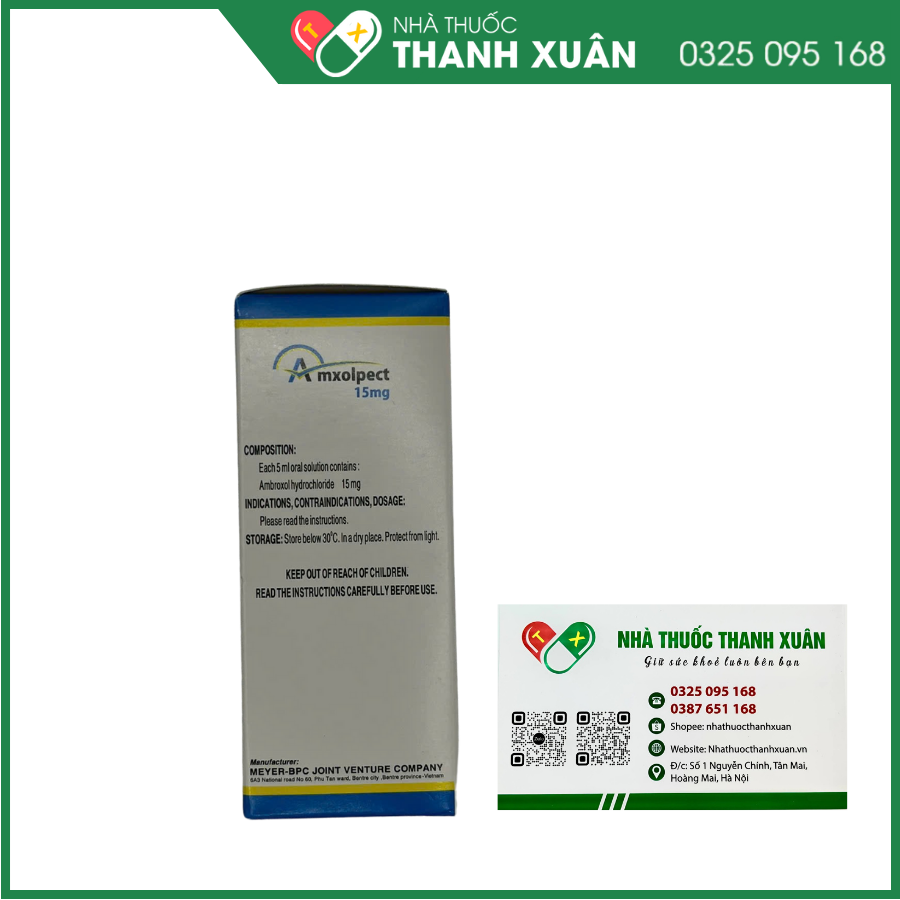 Amxolpect trị viêm đường hô hấp hiệu quả