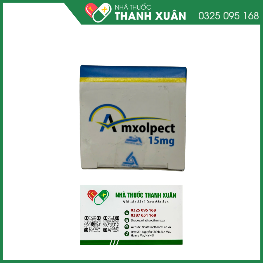 Amxolpect trị viêm đường hô hấp hiệu quả