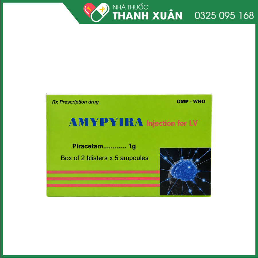 Amypira điều trị các triệu chứng chóng mặt, suy giảm trí nhớ