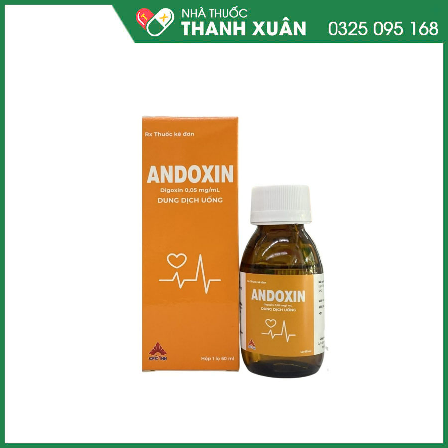 Andoxin giúp kiểm soát suy tim mạn tính có rối loạn chức năng tâm thu, suy tim kèm rung thất, loạn nhịp tim, đặc biệt là rung nhĩ, cuồng nhĩ