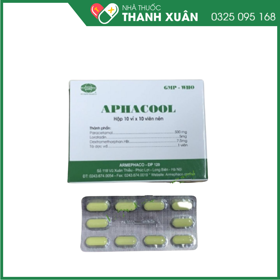 Aphacool Thuốc điều trị cảm cúm hiệu quả