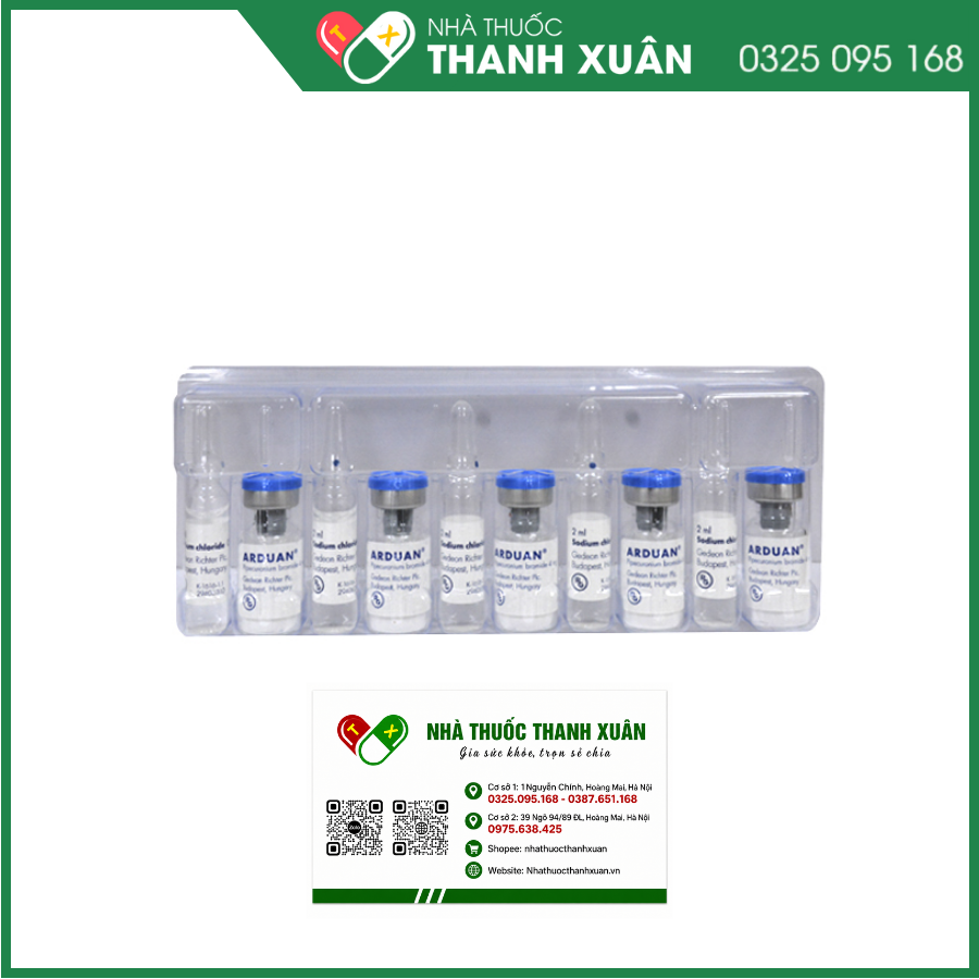 Thuốc tiêm Arduan 4mg gây mê toàn thân