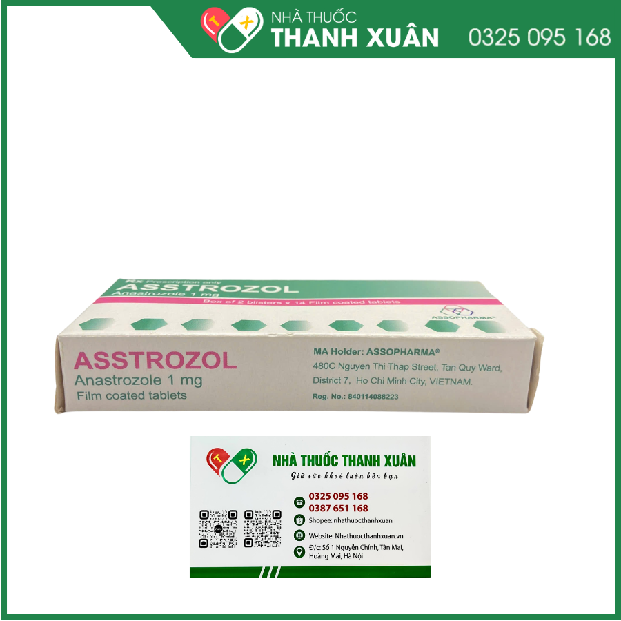 Asstrozol điều trị ung thư vú