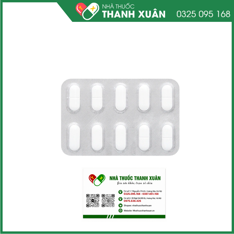 Ausmuco 750V trị hỗ trợ trong các bệnh lý đường hô hấp có tăng tiết chất nhầy
