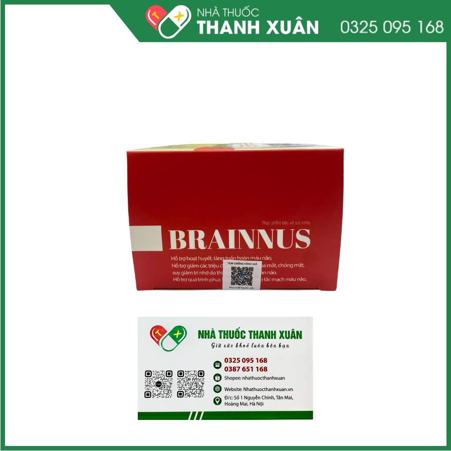 Brainnus hỗ trợ hoạt huyết