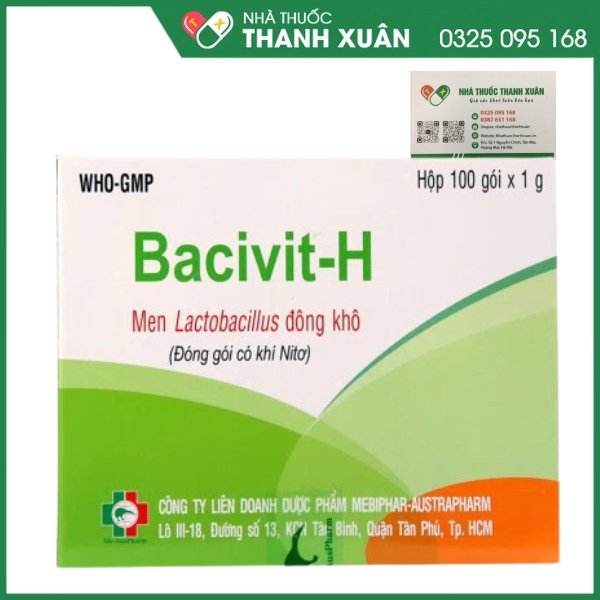 Bacivit - Phòng ngừa và điều trị các rối loạn tiêu hoá