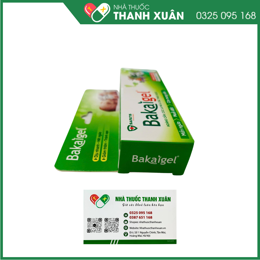 Gel bôi da Bakaigel giảm mẩn ngứa, muỗi đốt, côn trùng cắn