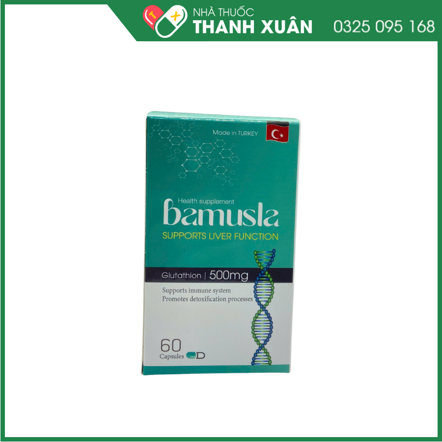 Bamusla - Hỗ trợ chống oxy hoá, giúp giải độc gan