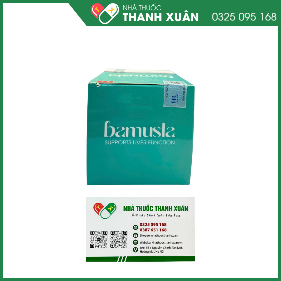 Bamusla - Hỗ trợ chống oxy hoá, giúp giải độc gan