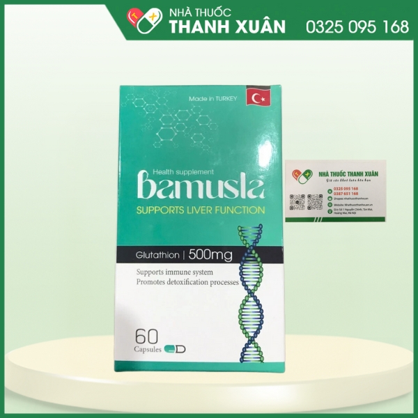 Bamusla - Hỗ trợ chống oxy hoá, giúp giải độc gan