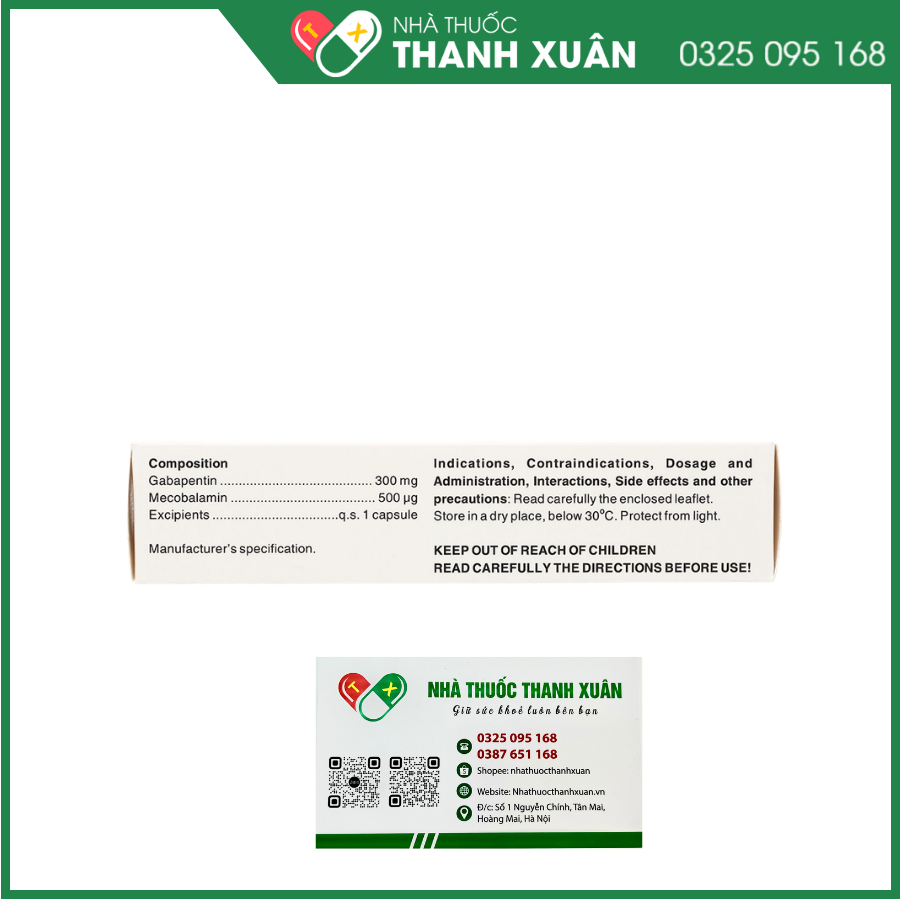 Bazato điều trị các triệu chứng đau thần kinh