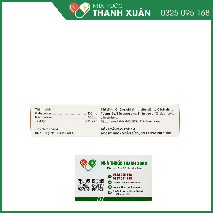 Bazato điều trị các triệu chứng đau thần kinh