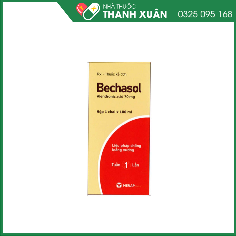 Bechasol 70mg điều trị loãng xương ở phụ nữ sau mãn kinh