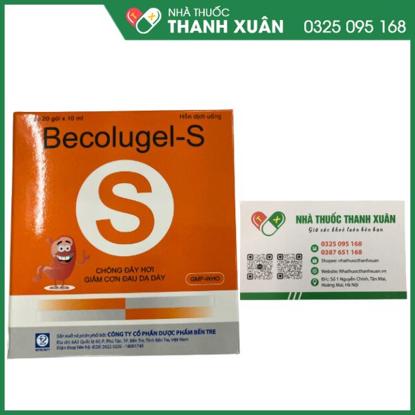 Becolugel -S điều trị dư acid dạ dày