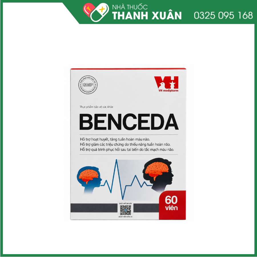 Benceda viên uống tăng cường tuần hoàn máu não