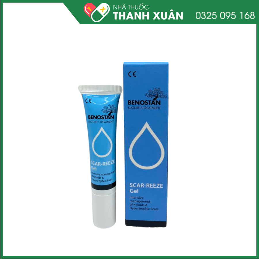 Benostan Scar-Reeze Gel có tác dụng hỗ trợ làm mờ sẹo