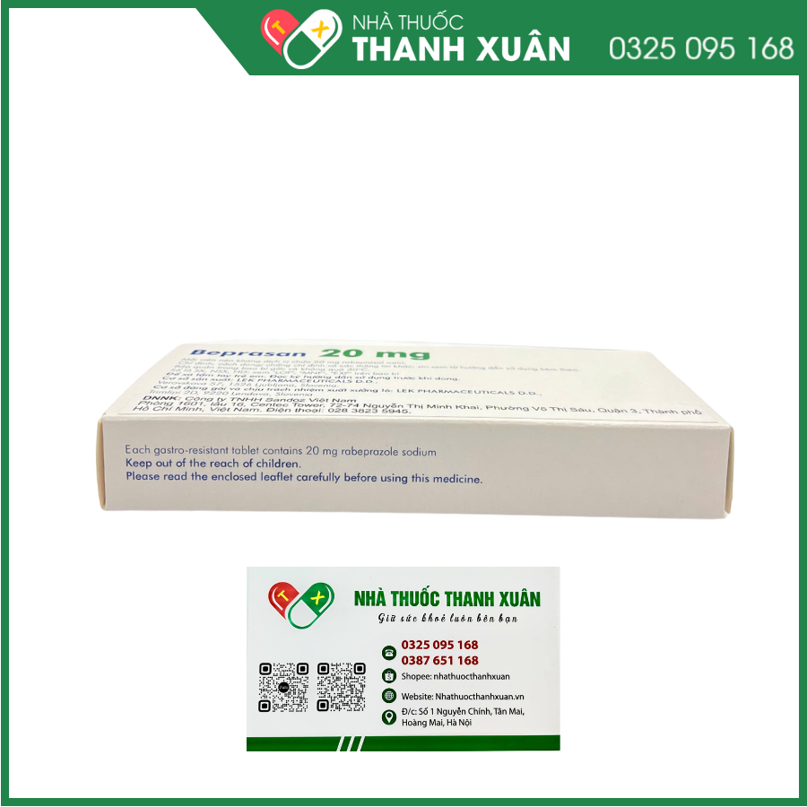 Beprasan trị loét dạ dày, tá tràng