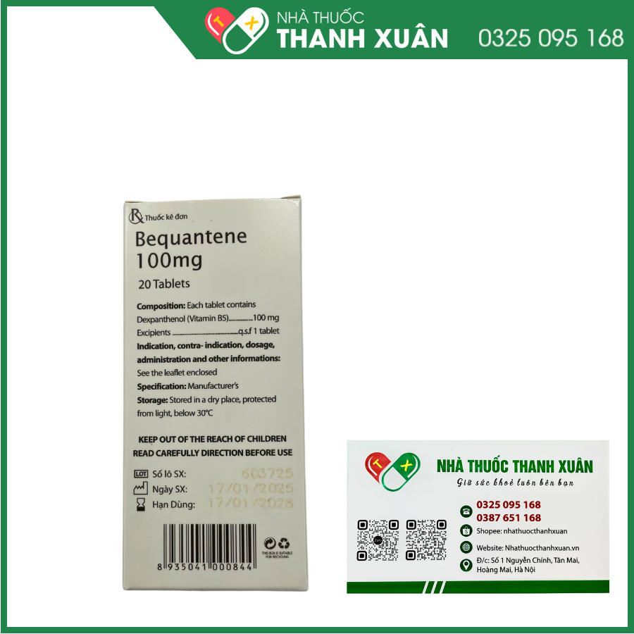 Bequantene điều trị chứng rụng tóc lan tỏa (hói)