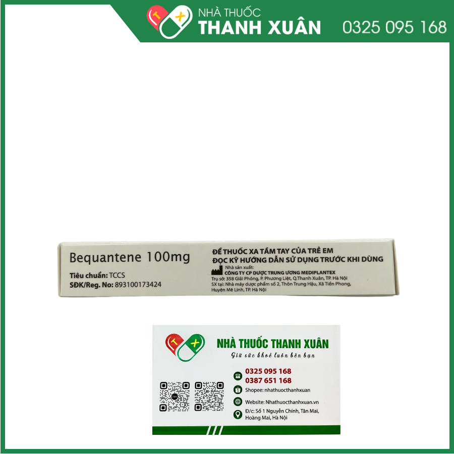 Bequantene điều trị chứng rụng tóc lan tỏa (hói)