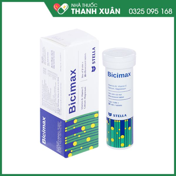 Bicimax bổ sung vitamin và khoáng chất