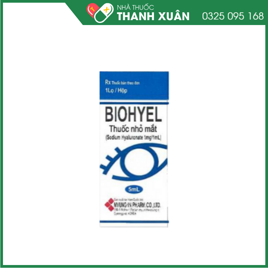 Biohyel trị bệnh về mắt