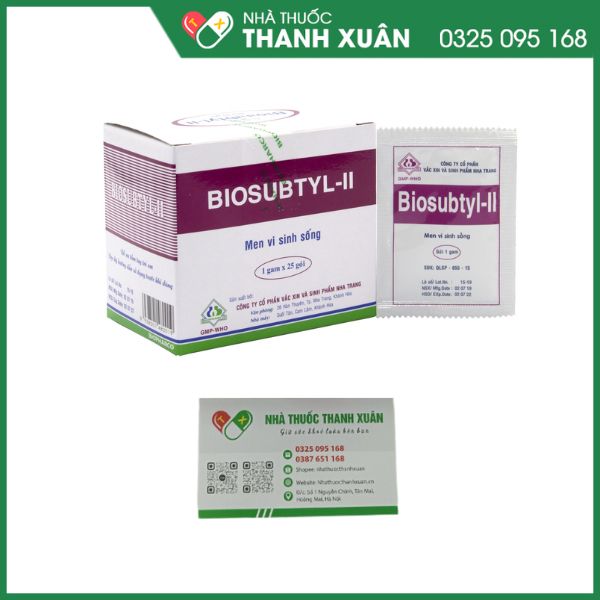 Biosubtyl-II điều trị tiêu chảy