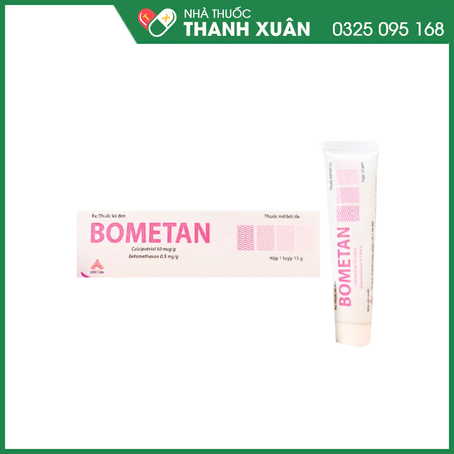 Bometan điều trị tại chỗ vẩy nến mãn tính ở người lớn