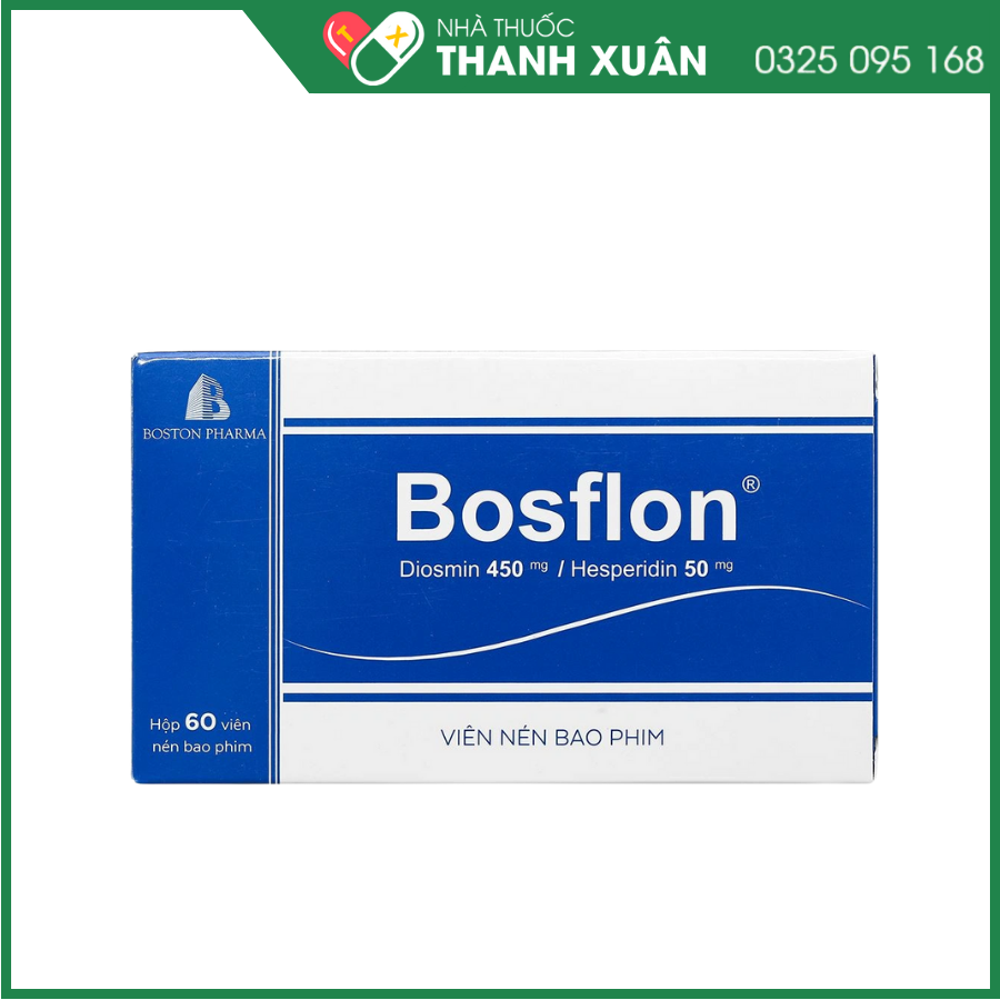 Bosflon điều trị suy tĩnh mạch - mạch bạch huyết, trĩ cấp