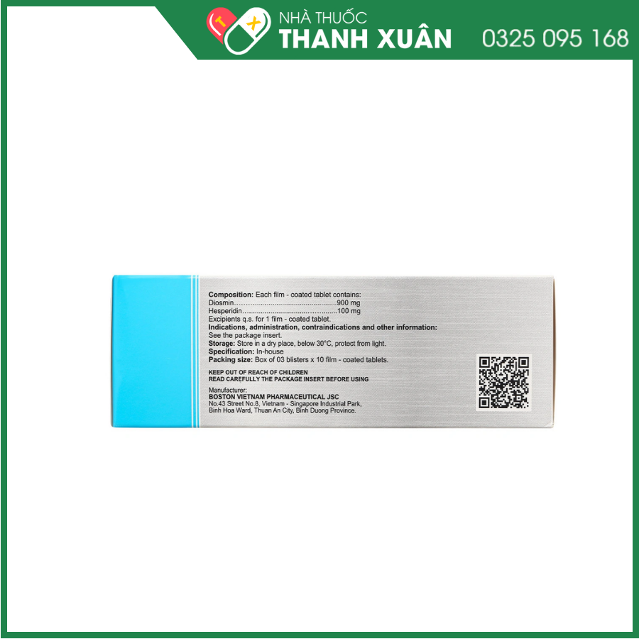 Bosflon Plus điều trị các dấu hiệu chức năng liên quan đến cơn trĩ cấp