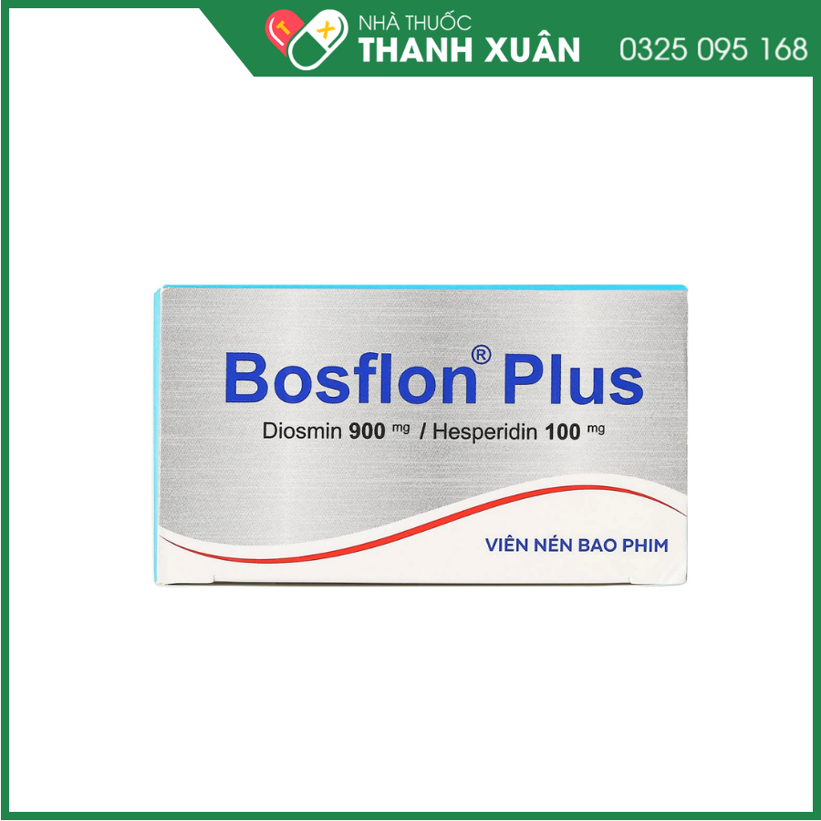 Bosflon Plus điều trị các dấu hiệu chức năng liên quan đến cơn trĩ cấp
