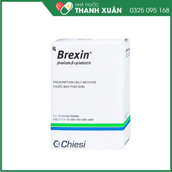 Thuốc Brexin 20mg giảm đau, kháng viêm xương khớp